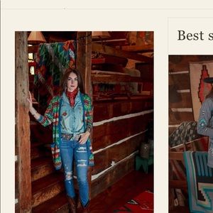 Tasha polizzi adobe cardigan sweater size small